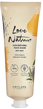 Nourishing Face Mask with Chia & Organic Honey - Oriflame Love Nature Nourishing Face Mask — photo N1