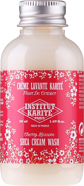 Set - Institut Karite Fleur de Cerisier (sh/gel/50ml + b/milk/50ml + h/cr/75ml + soap/100g + bag) — photo N8