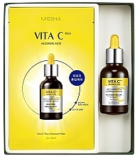 Fragrances, Perfumes, Cosmetics Set - Missha Vita C Brightening Gift Set (ser/30 ml + mask/26 ml*5)