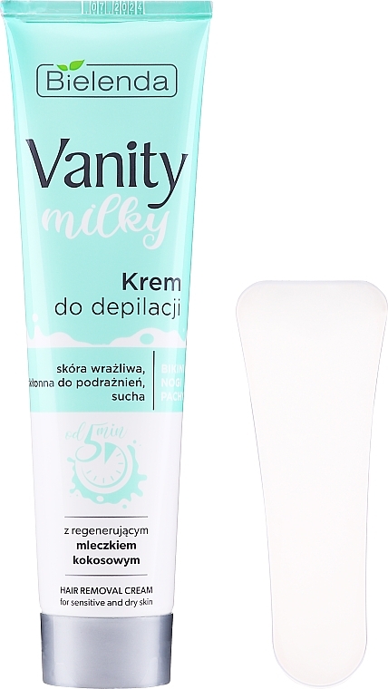 Coconut Milk Hair Removal Cream - Bielenda Vanity Milky Depilation Cream — photo N2