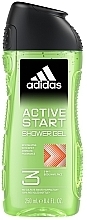 Fragrances, Perfumes, Cosmetics Shower Gel - Adidas Active Start 3in1 Shower Gel