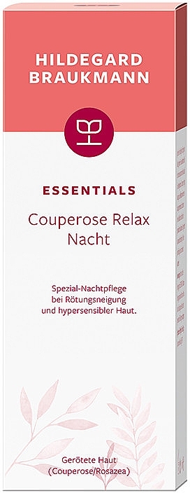 Rosacea Relaxing Night Cream - Hildegard Braukmann Essentials Couperose Relaxing Cream Night — photo N2
