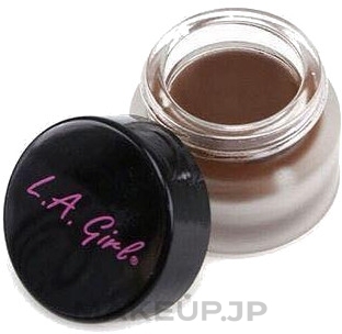 Gel Eyeliner with Brush Set - L.A. Girl Gel Liner Kit — photo Brown