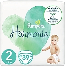 Diapers, size 2 (4-8 kg), 39 pcs - Pampers Harmonie Mini — photo N2