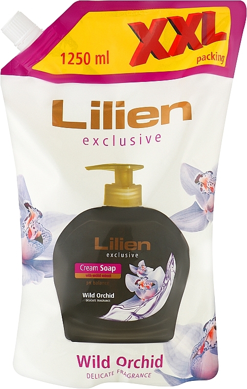 Wild Orchid Liquid Cream Soap - Lilien Wild Orchid Cream Soap Doypack — photo N2