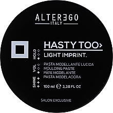 Fragrances, Perfumes, Cosmetics Medium Hold Hair Shine Paste - Alter Ego Hasty Too Light Imprint Molding Paste