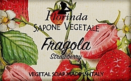 Fragrances, Perfumes, Cosmetics Natural Soap "Strawberry" - Florinda Strawberry Natural Soap