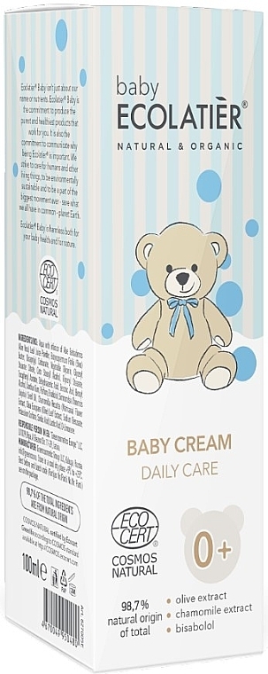 Baby Daily Cream - Ecolatier Baby Daily Care — photo N2