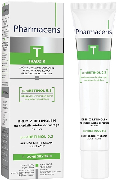 Anti-Acne Retinol Night Cream - Pharmaceris T Pure Retinol 0.3 Night Cream — photo N14