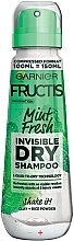 Fragrances, Perfumes, Cosmetics Mint Freshness Dry Shampoo - Garnier Fructis Dry Shampoo Mint Fresh