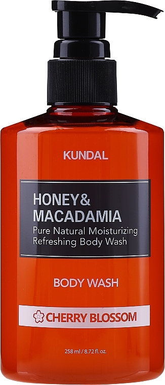 Shower Gel "Cherry Blossom" - Kundal Honey & Macadamia Body Wash Cherry Blossom — photo N5