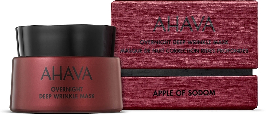 Anti Deep Wrinkle Mask - Ahava Apple of sodom Overnight deep wrinkle Mask — photo N2