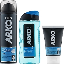 Fragrances, Perfumes, Cosmetics Set - Arko Men Cool (foam/200ml + sh/gel/260ml + ash/cr/50ml)