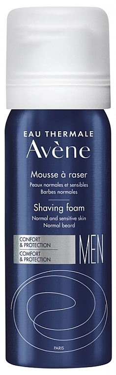 Shaving Foam for Normal & Sensitive Skin - Avene Homme Comfort & Protection Shaving Foam — photo N1