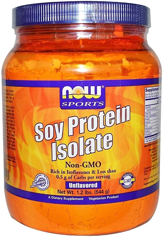 Soy Protein Isolate - Now Foods Soy Protein Isolate Unflavored — photo N1