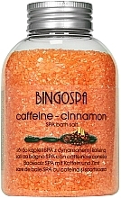 Fragrances, Perfumes, Cosmetics Anti-Cellulite Bath Salt with Cinnamon Extract and Caffeine - BingoSpa