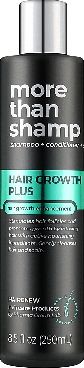 Hair Growth X2 Shampoo - Hairenew Hair Growth Plus Shampoo — photo N2