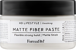 Medium Hold Matte Paste with White Clay - Farmavita HD Life Matt Fiber Paste — photo N1