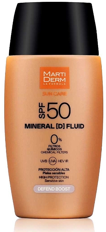 Sunscreen Fluid - MartiDerm Sun Care Mineral (D) Fluid SPF 50+ — photo N1