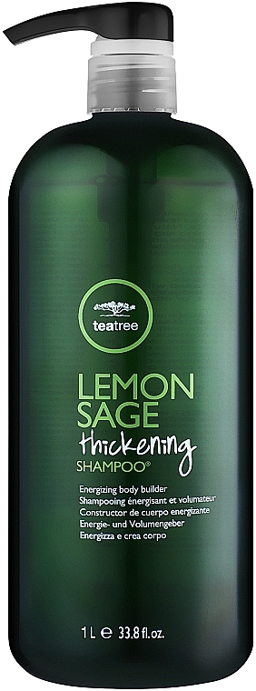 Tea Tree Extract, Lemon & Sage Shampoo - Paul Mitchell Tea Tree Lemon Sage Thickening Shampoo — photo N9