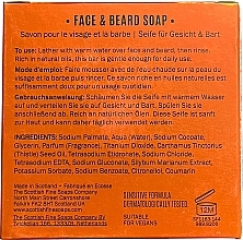 Scottish Fine Soaps Thistle & Black Pepper Face & Beard Soap - Face and Beard Soap — photo N2