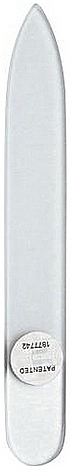 Glass Nail File, 9 cm, transparent - Erbe Solingen Soft-Touch — photo N1