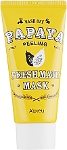 Cleasning Brightening Papaya Peeling Mask - A'pieu Fresh Mate Mask — photo N1