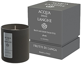 Fragrances, Perfumes, Cosmetics Acqua Delle Langhe Frutti Di Langa - Scented Candle