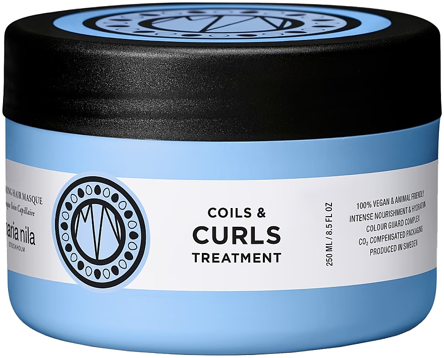 Colored Hair Mask - Maria Nila Coils & Curls Finishing Treatment Masque — photo N1