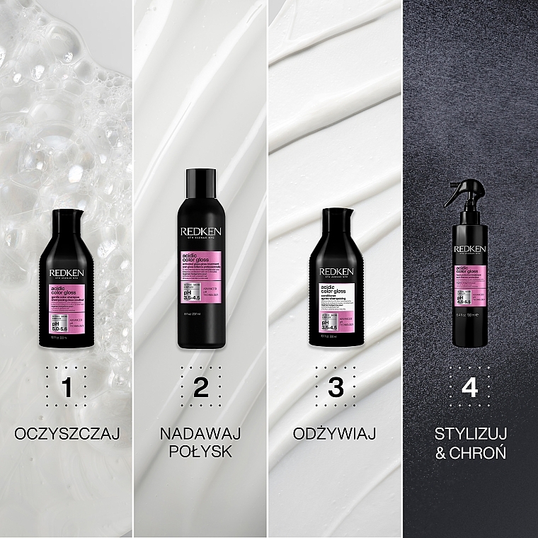 Color & Shine Protection Shampoo - Redcen Acidic Color Gloss Shampoo — photo N6