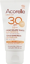 Toning Face Sun Cream - Acorelle Nature Sun Cream SPF30 — photo N1