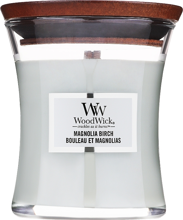 Scented Candle - WoodWick Ellipse Magnolia Birch — photo N1