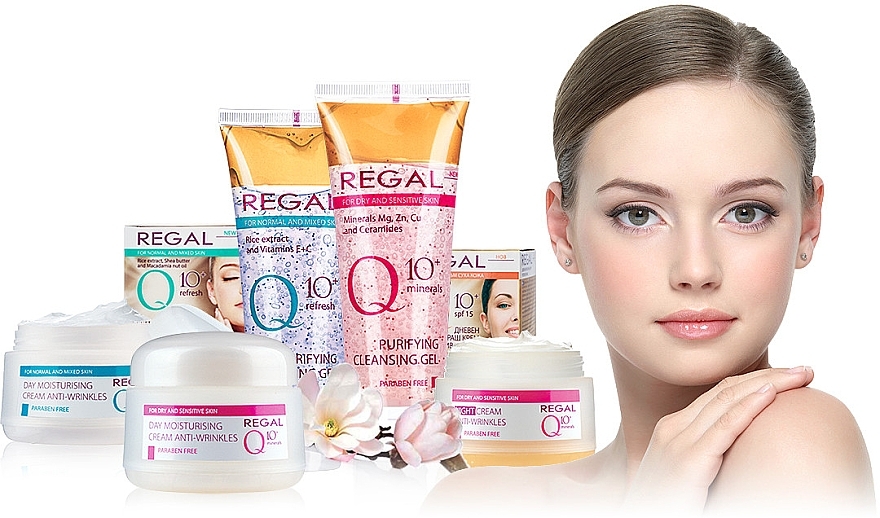Face Cleansing Gel for Dry & Sensitive Skin "Q10 + Minerals" - Regal Q10 + Minerals Purifyng Cleansing Gel — photo N4