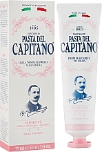 Fragrances, Perfumes, Cosmetics Toothpaste for Sensitive Teeth - Pasta Del Capitano Premium Collection Sensitive Toothpaste