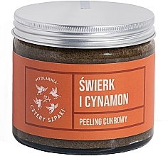 Fragrances, Perfumes, Cosmetics Sugar Body Scrub "Spruce & Cinnamon" - Cztery Szpak Sugar Peeling Spruce And Cinnamon