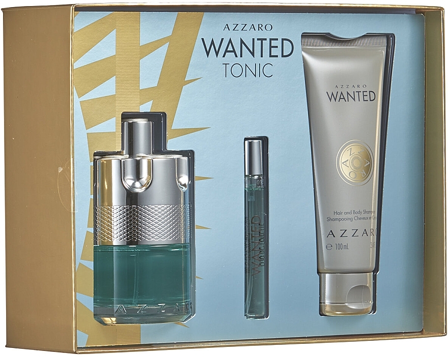 Azzaro Wanted Tonic Gift Set - Set (edt/100ml + edt/7.5ml + h&b/shmp/100ml) — photo N2