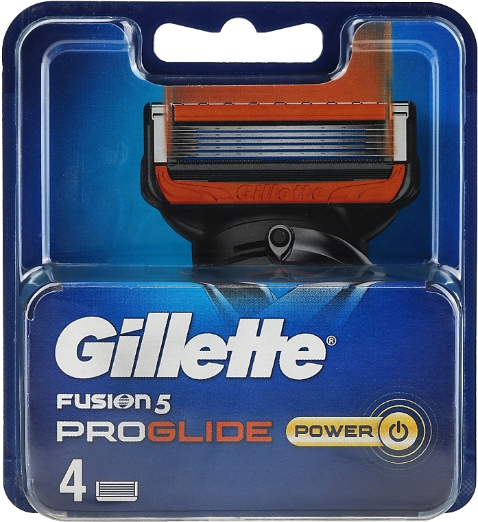 Shaving Cartridges, 4 pcs. - Gillette Fusion5 ProGlide Power — photo N1