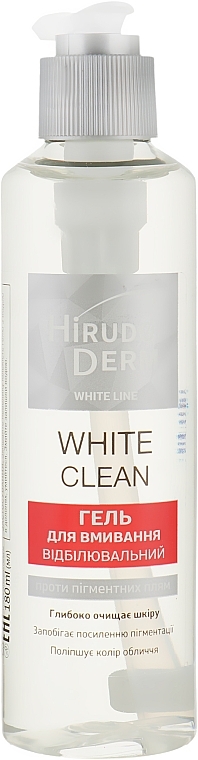 Whitening Wash Gel - Hirudo Derm White Clean — photo N2