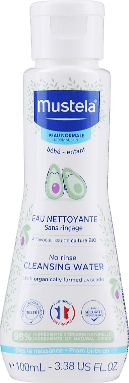 Cleansing Face & Body Water - Mustela Cleansing Water No-Rinsing With Avocado — photo N1