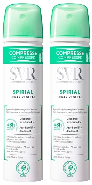 Set - SVR Spirial Vegetal (deo/spray/2x75ml) — photo N1