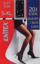 Women Tights "Elastil" 20 Den, nero - Knittex — photo N4