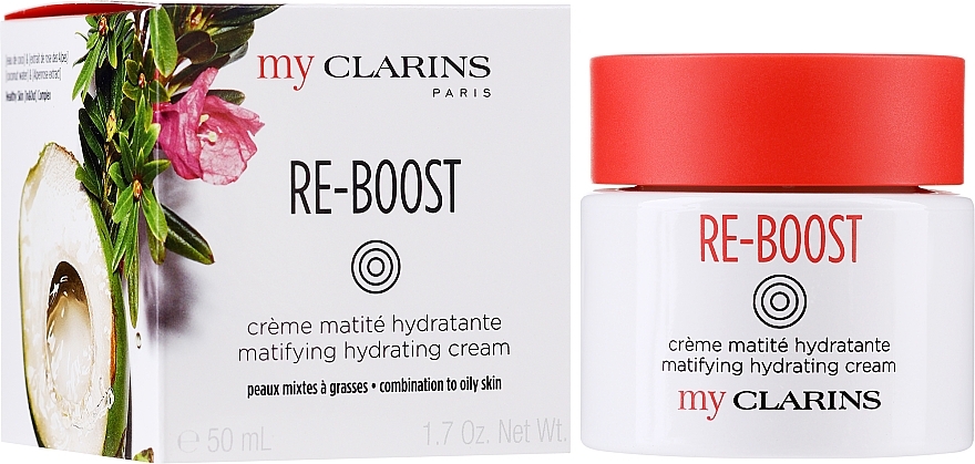 Mattifying Moisturizer for Oily Skin - Clarins My Clarins Re-Boost Matifying Hydrating Cream — photo N1