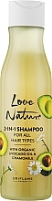 2in1 Shampoo with Organic Avocado Oil & Chamomile - Oriflame Love Nature 2 In 1 Shampoo — photo N2