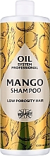 Fragrances, Perfumes, Cosmetics Mango Oil Shampoo for Low Porous Hair - Ronney Professional Oil System Low Porosity Hair Mango Shampoo	