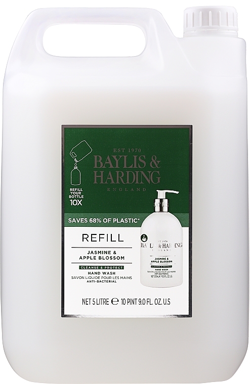 Hand Liquid Soap - Baylis & Harding Jasmine and Apple Blossom Anti-Bacterial Hand Wash — photo N7