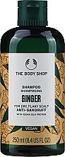 Anti-Dandruff Ginger & Silk Protein Shampoo for Dry, Flaky Scalp - The Body Shop Ginger Shampoo Anti-Dandruff Vegan — photo N1