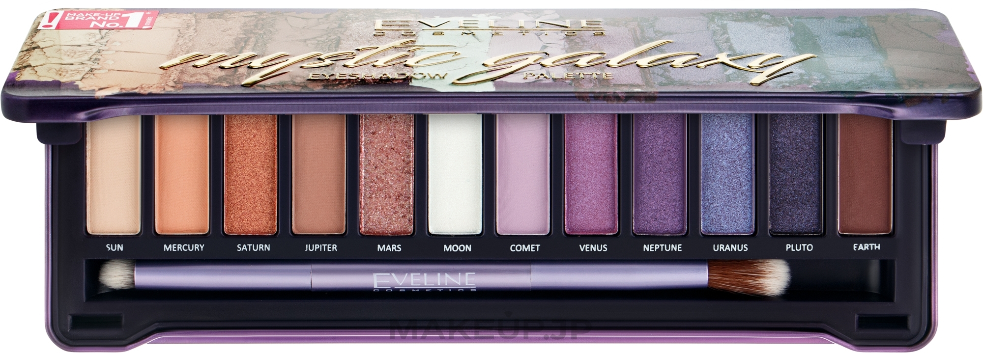 Eyeshadow Palette - Eveline Cosmetics Eyeshadow Palette Mystic Galaxy — photo 12 g