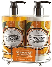 Fragrances, Perfumes, Cosmetics Grapefruit and Orange Set - The Somerset Toiletry Co. Tropical Fruits (hand/lotion/300ml + hand/soap/300ml)