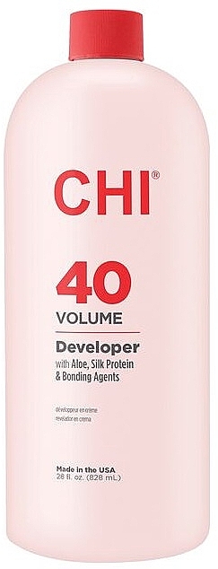 Oxidant 12% - CHI 40 Volume Developer With Aloe, Silk Protein & Bonding Agents — photo N1