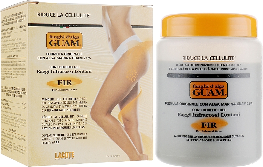 Anti-Cellulite Warming Mask with Tourmaline Microcrystals - Guam Fir Anti-Cellulite Mask — photo N1